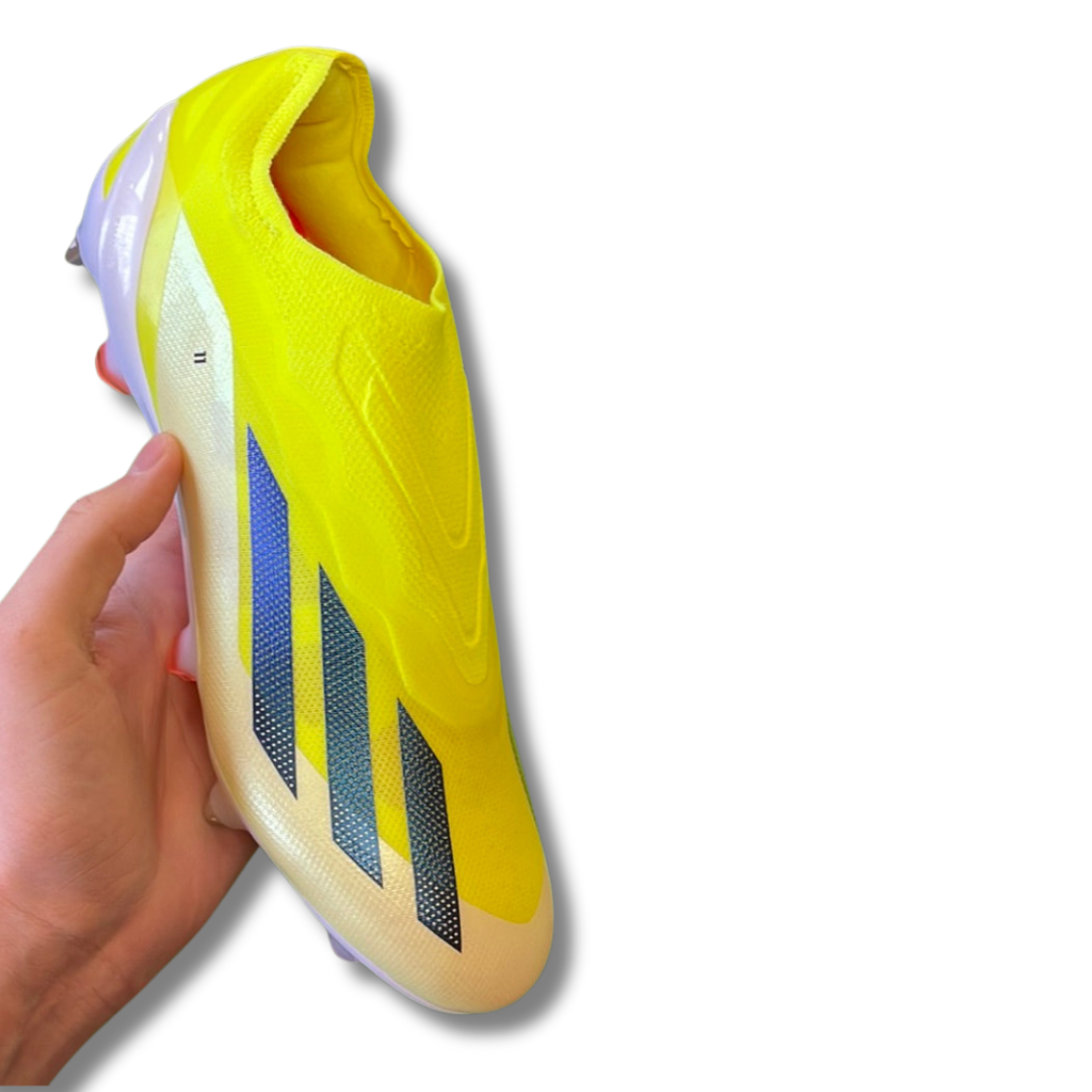Adidas X Crazyfast Elite Laceless Yellow SG Football Boots (Brand New) - Size UK 8.5