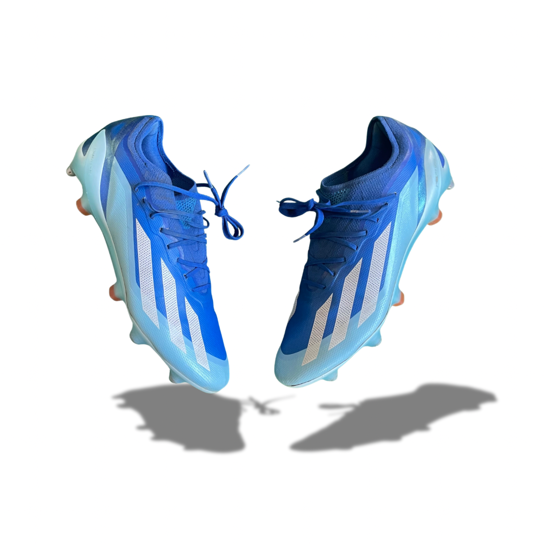 Adidas X Crazyfast.1 L Blue SG Football Boots (Pre-Loved) - Size UK 10