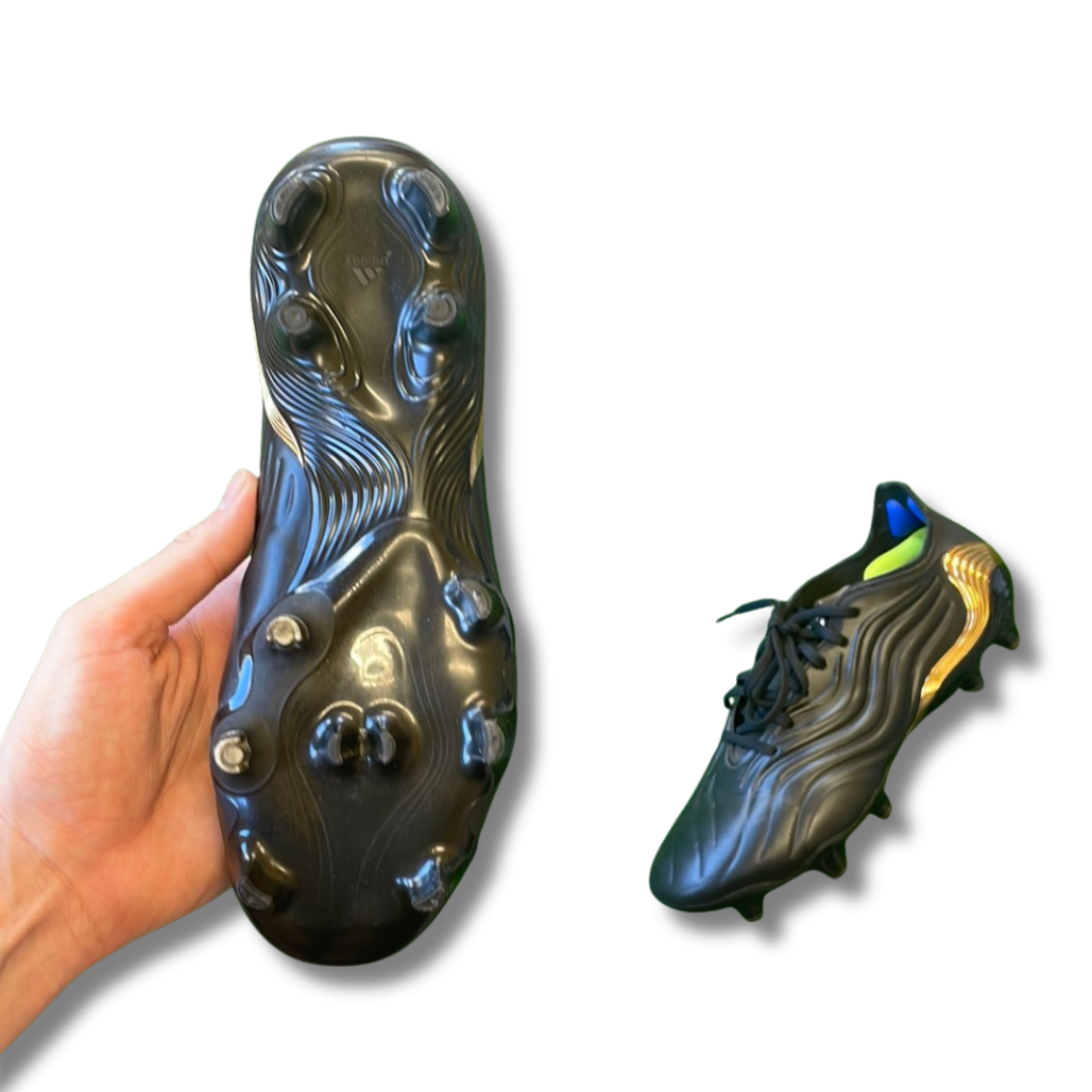 Adidas Copa Sense.1 'Black Gold Metallic' FG Football Boots (Pre-Loved) - Size UK 7