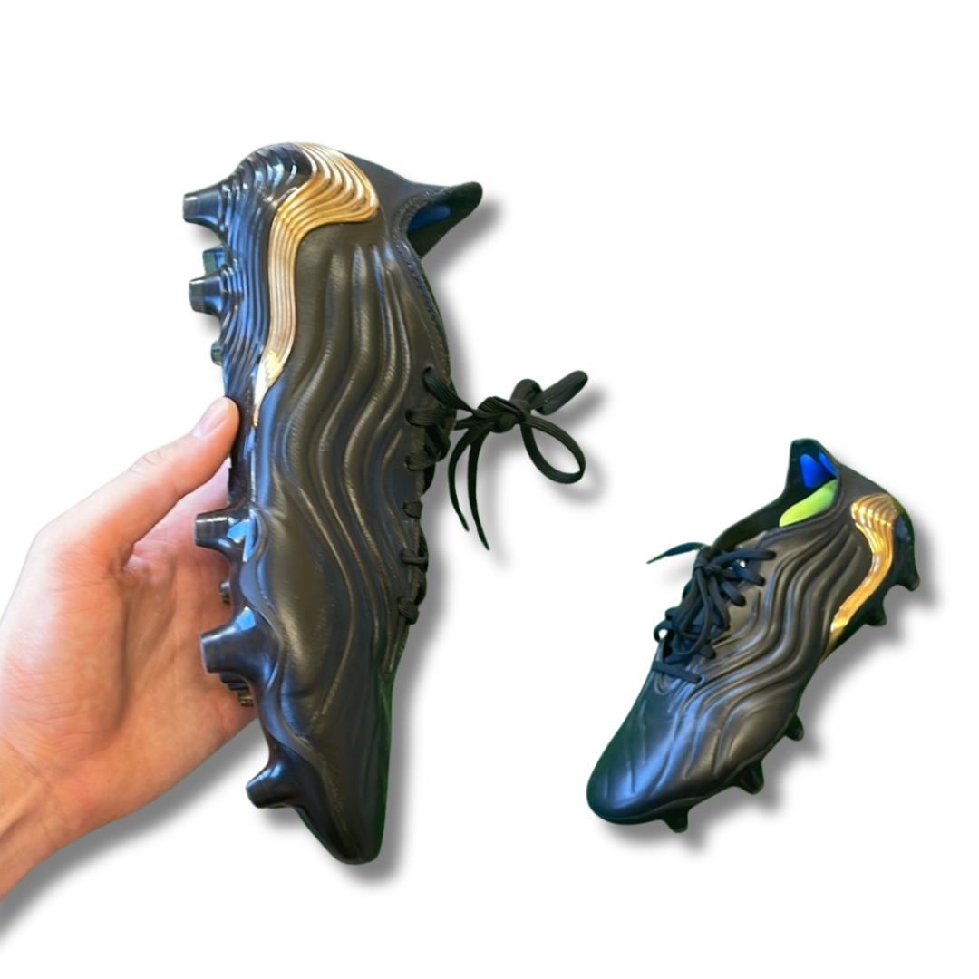 Adidas Copa Sense.1 'Black Gold Metallic' FG Football Boots (Pre-Loved) - Size UK 7