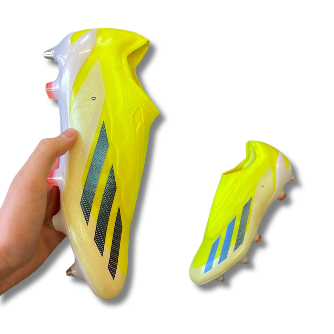 Adidas X Crazyfast Elite Laceless Yellow SG Football Boots (Brand New) - Size UK 8.5