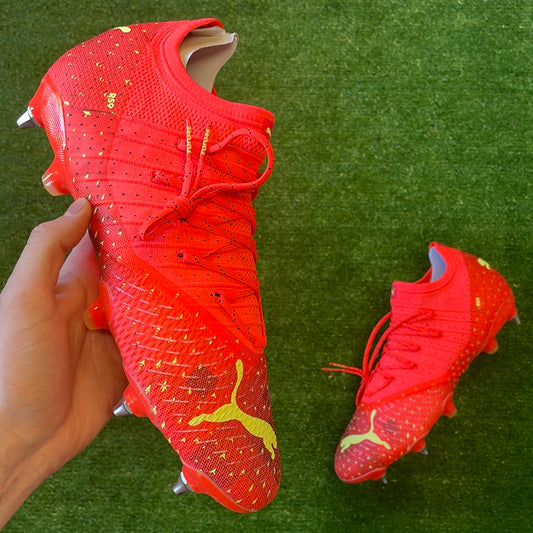 Puma Future Z 1.4 'Fiery Coral' MxSG Football Boots (Brand New) - Size UK 11