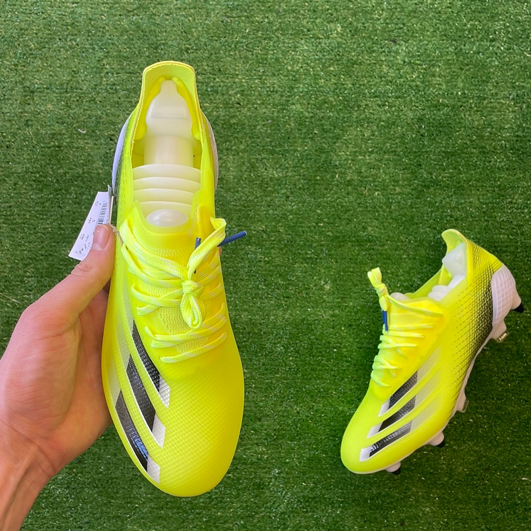 Adidas X Ghosted.1 Yellow SG Football Boots (Brand New) - Size UK 6