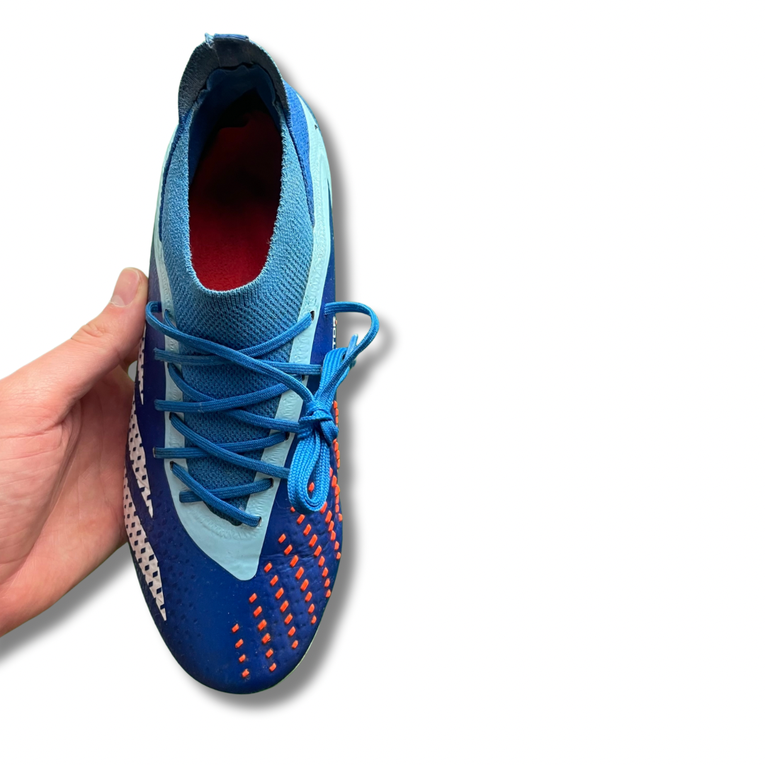 Adidas Predator Accuracy.1 L Blue SG Football Boots (Pre-Loved) - Size UK 6.5