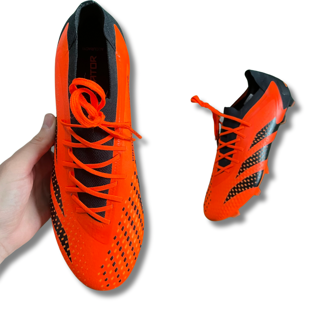 Adidas Predator Accuracy.1 L Orange/Black FG Football Boots (BNWT) - Size UK 12