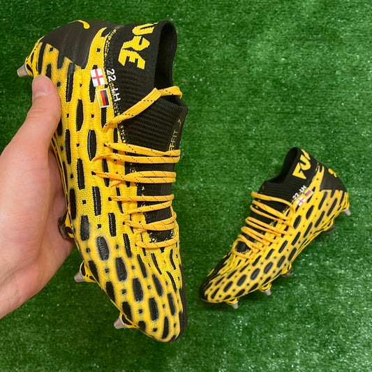 Puma Future 5.1 Netfit Yellow MxSG Football Boots (Pre-Loved) - Size UK 6.5