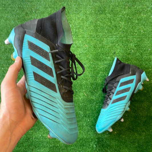 Adidas Predator 19.1 Blue SG Football Boots (Pre-Loved) - Size UK 11
