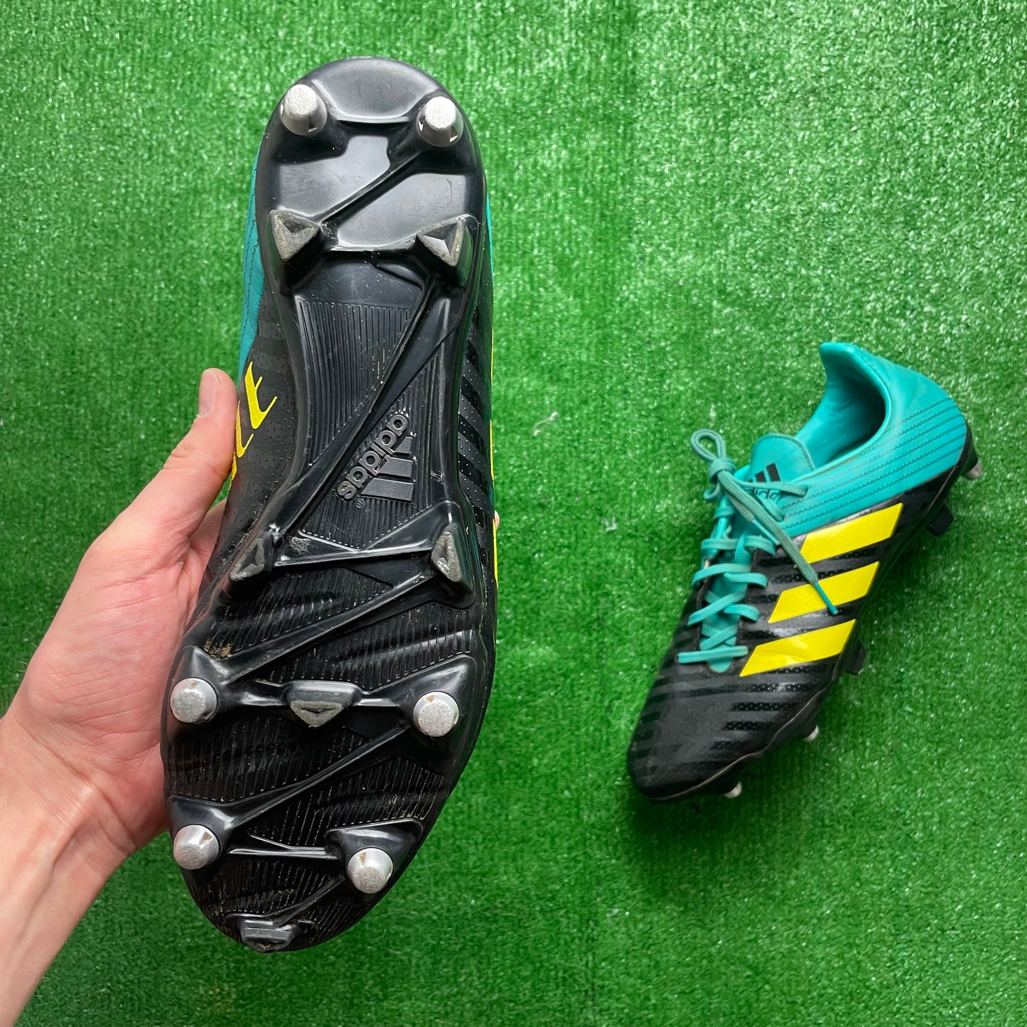 Adidas Malice SG Rugby Boots (Pre-Loved) - Size UK 8.5