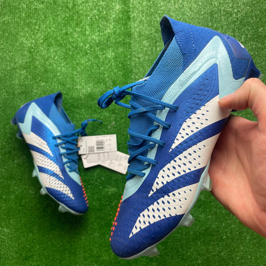 Adidas Predator Accuracy.1 L Blue FG Football Boots (Pre-Loved) - Size UK 7