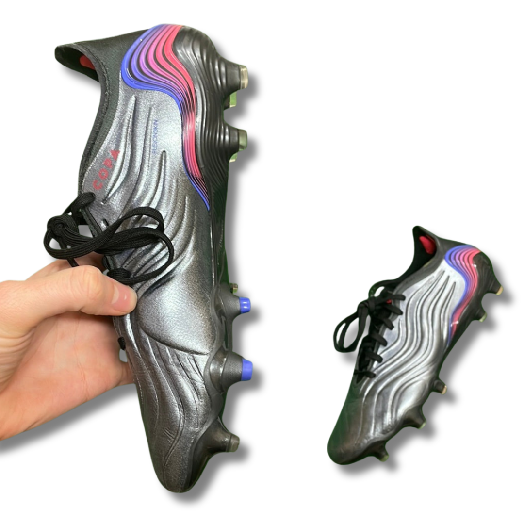 Adidas Copa Sense.1 Core Black/ Dark Grey FG Football Boots (Pre-Loved) - Size UK 7