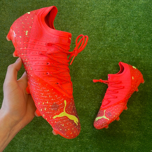 Puma Future Z 1.4 'Fiery Coral' MxFG Football Boots (Brand New) - Size UK 11