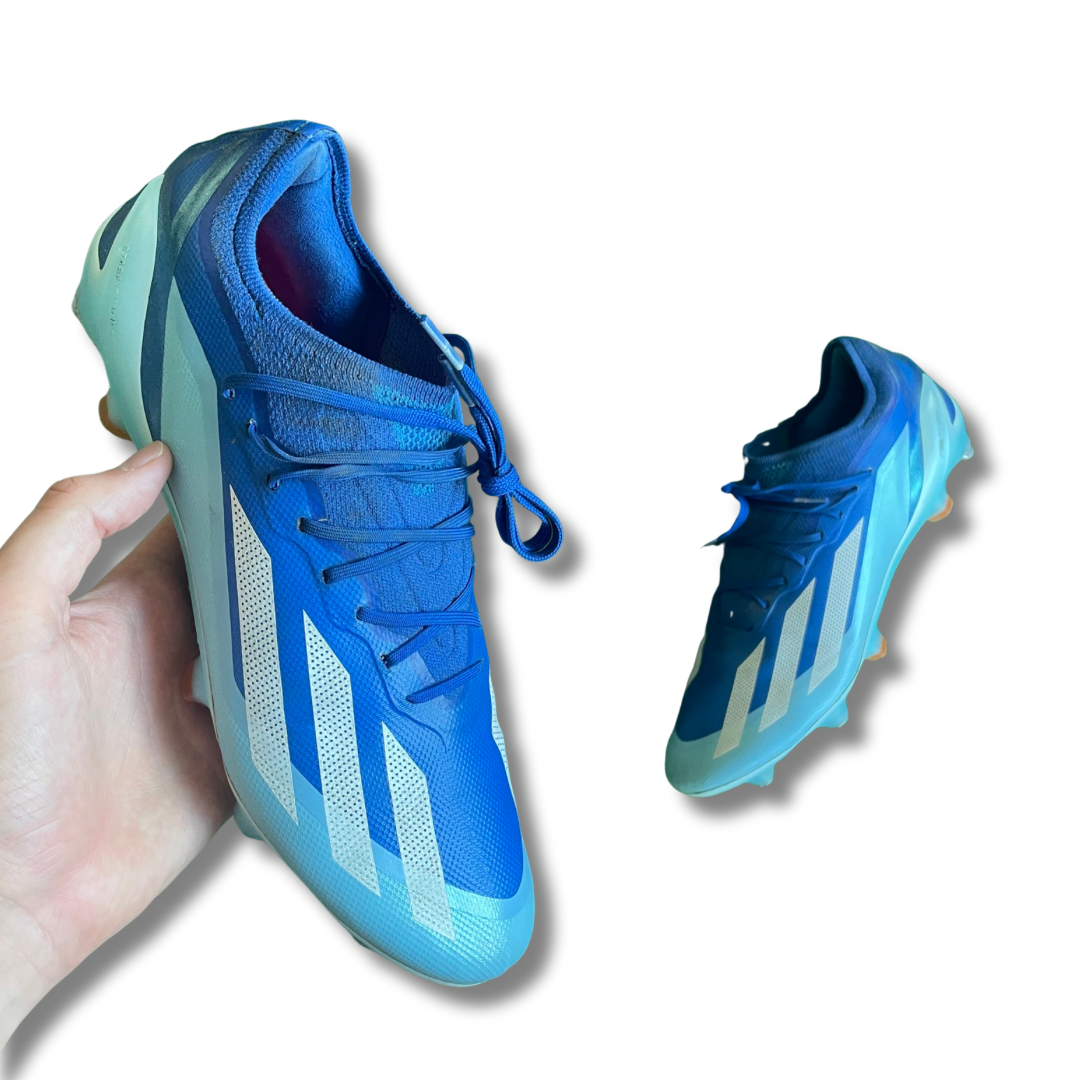 Adidas X Crazyfast.1 L Blue SG Football Boots (Pre-Loved) - Size UK 10