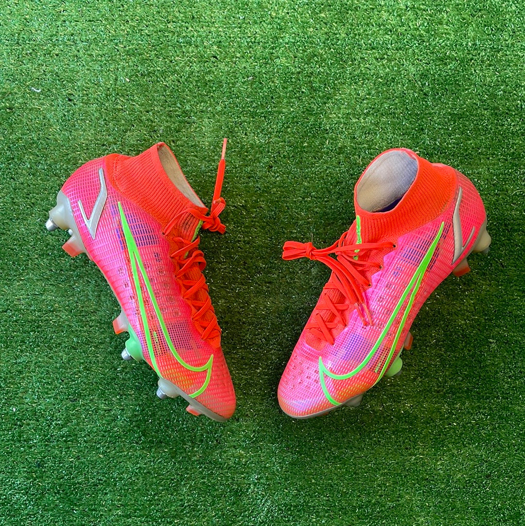 Nike Mercurial Vapor 14 Bright Crimson ACC Elite SG Football Boots (Pre-Loved) - Size UK 6
