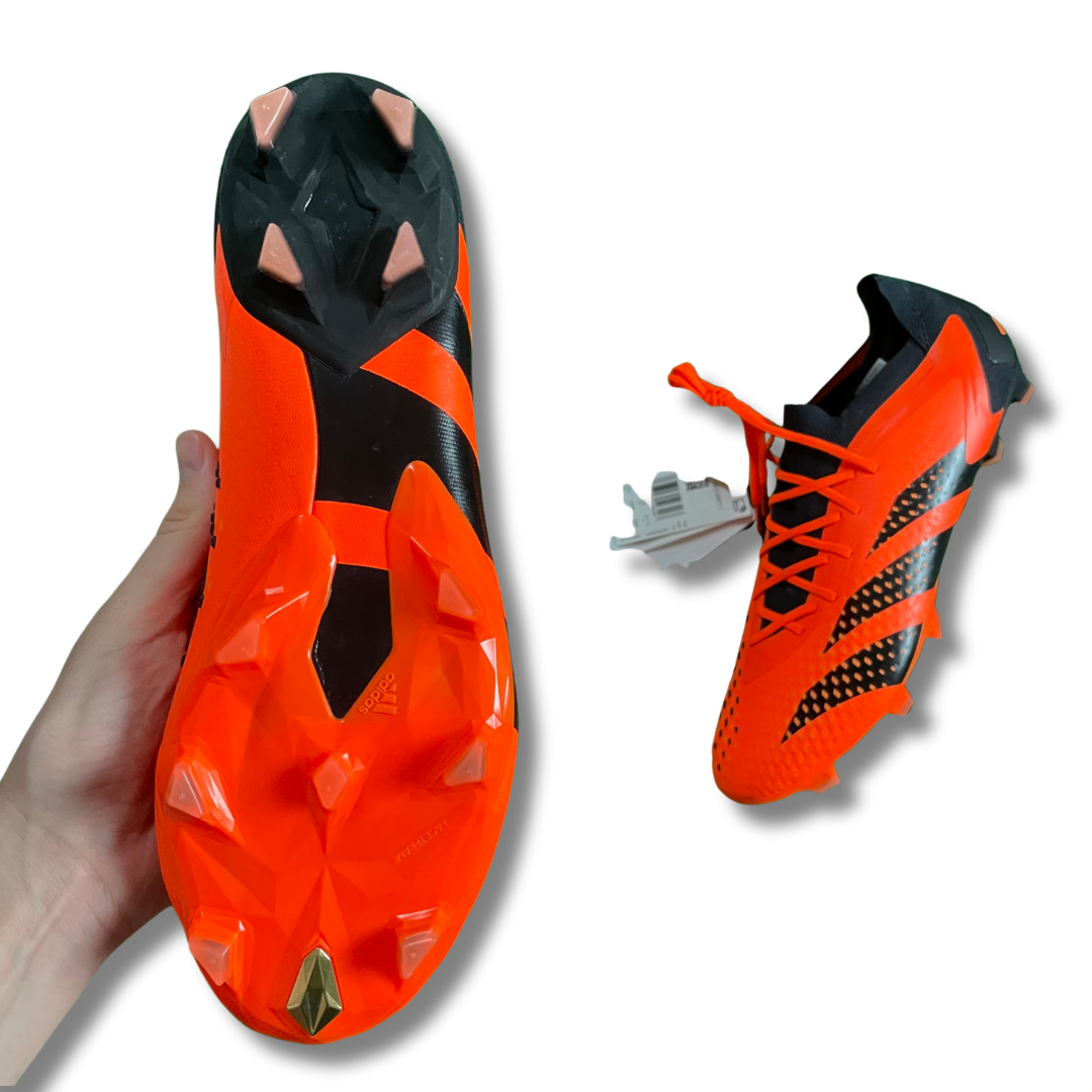 Adidas Predator Accuracy.1 L Orange/Black FG Football Boots (BNWT) - Size UK 12