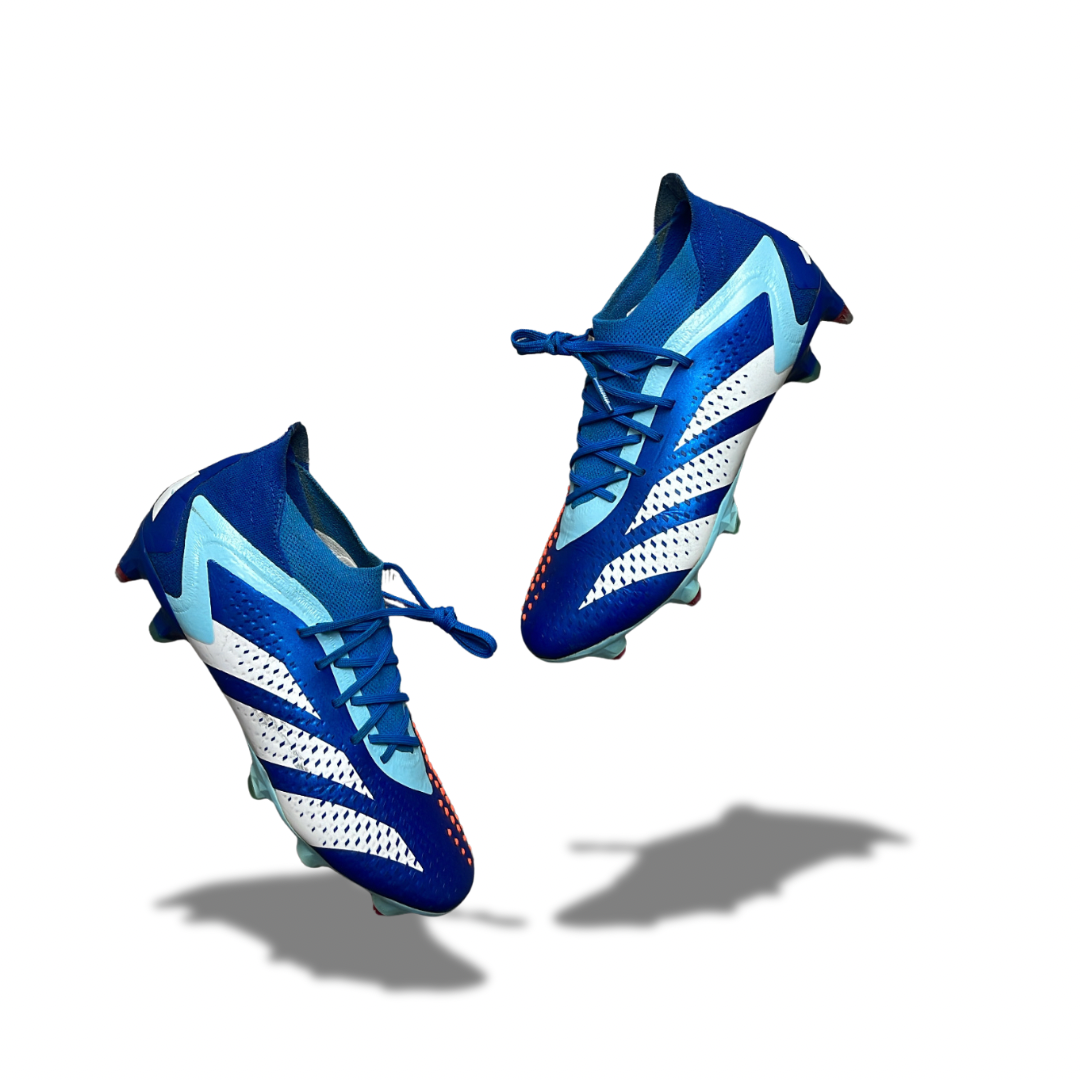 Adidas Predator Accuracy.1 L Blue SG Football Boots (Pre-Loved) - Size UK 6.5