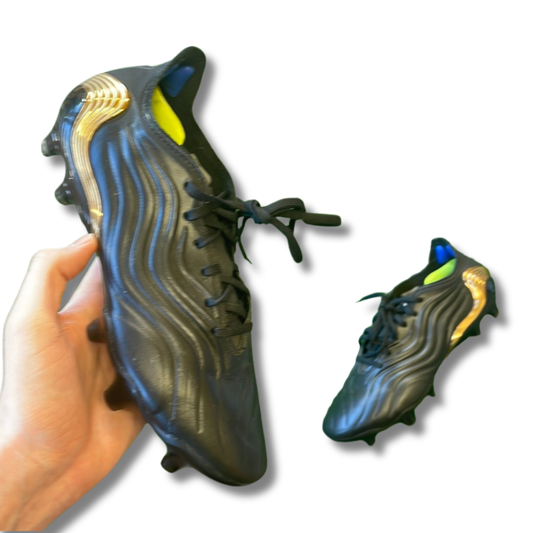 Adidas Copa Sense.1 'Black Gold Metallic' FG Football Boots (Pre-Loved) - Size UK 7