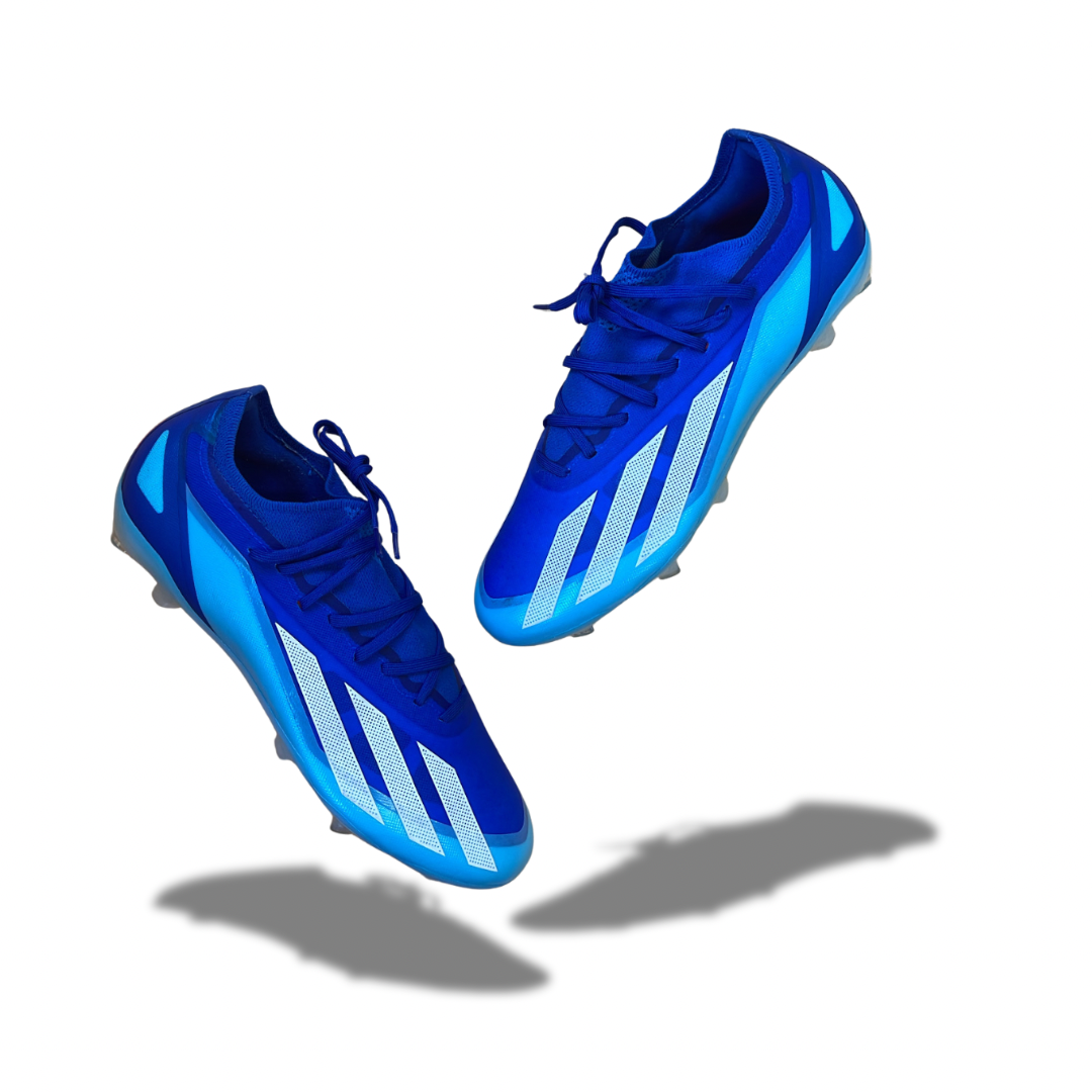 Adidas X Crazyfast.1 L Blue SG Football Boots (Pre-Loved) - Size UK 10