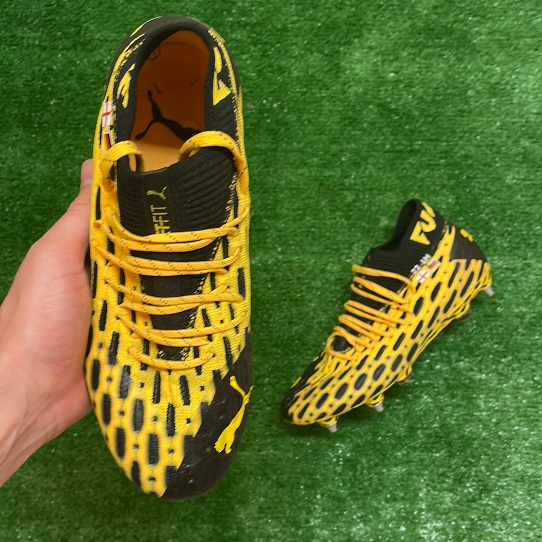 Puma Future 5.1 Netfit Yellow MxSG Football Boots (Pre-Loved) - Size UK 6.5