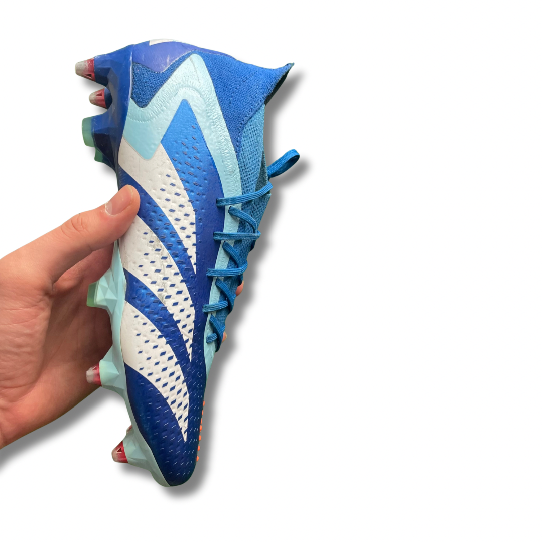 Adidas Predator Accuracy.1 L Blue SG Football Boots (Pre-Loved) - Size UK 6.5