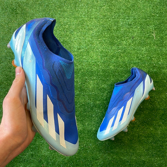 Adidas X Crazyfast.1 LL Elite Blue SG Football Boots (Pre-Loved) - Size UK 7.5