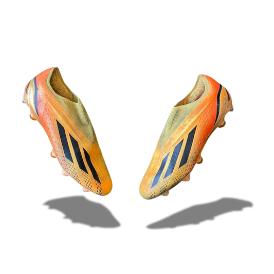 Adidas X Speedportal + Orange SG Football Boots (Pre-Loved) - Size UK 10